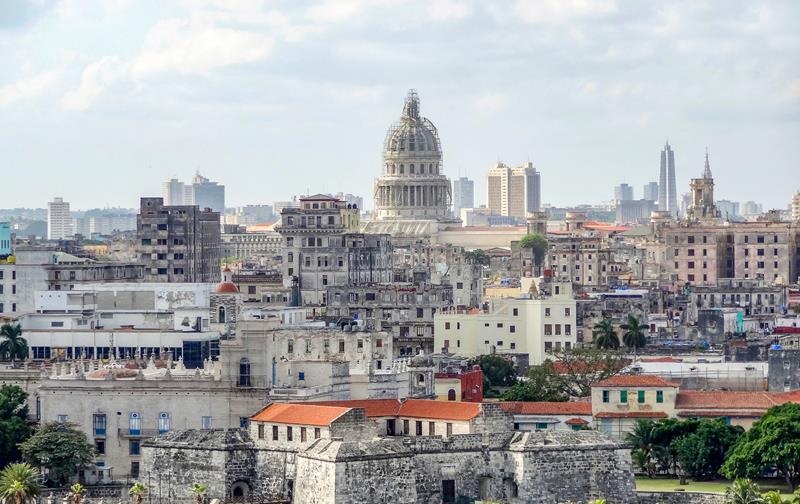 Die Aussicht ueber Havanna